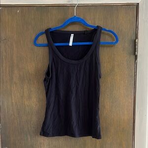 Black Sleeveless Tank Top
